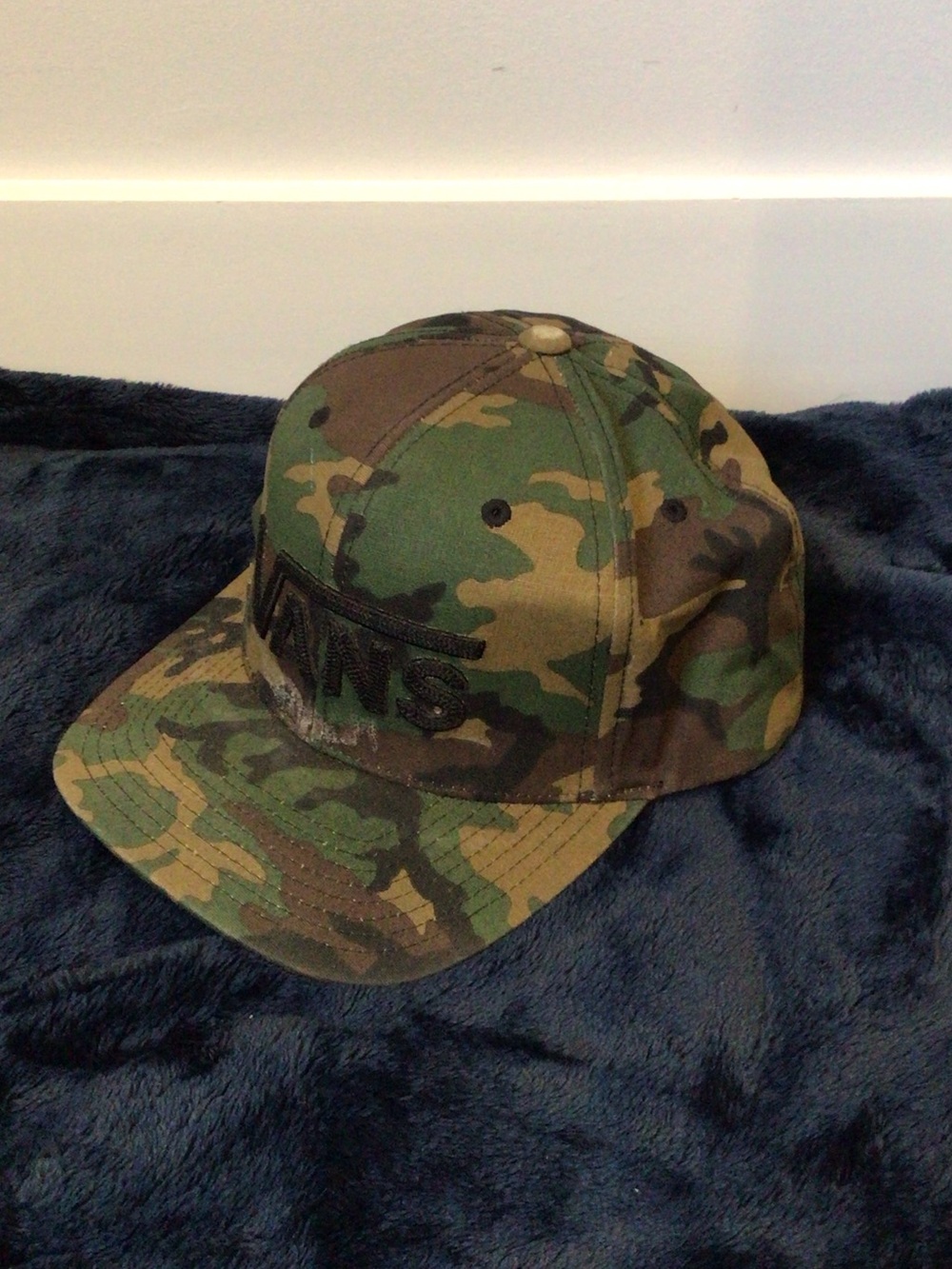 Vans Kids Camouflage Snapback Hat - Green & Brown